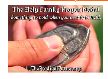 SPECIAL ANNOUNCEMENT: The Holy Family Prayer Medal Featured during the Papal Visit!