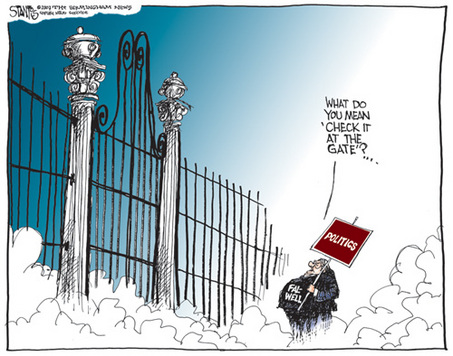 In Heaven there is No Politics