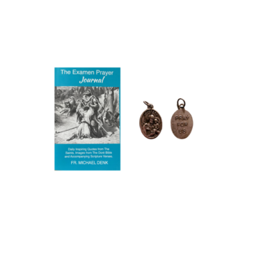 Examen Prayer Journal and St Joseph Prayer Medal
