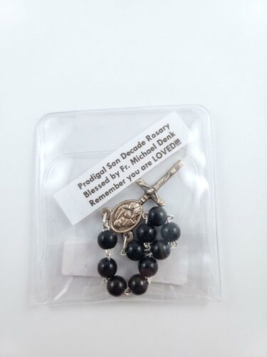Decade Rosary Black