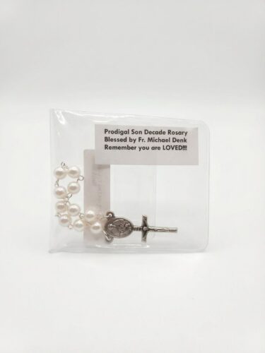 Decade Rosary White